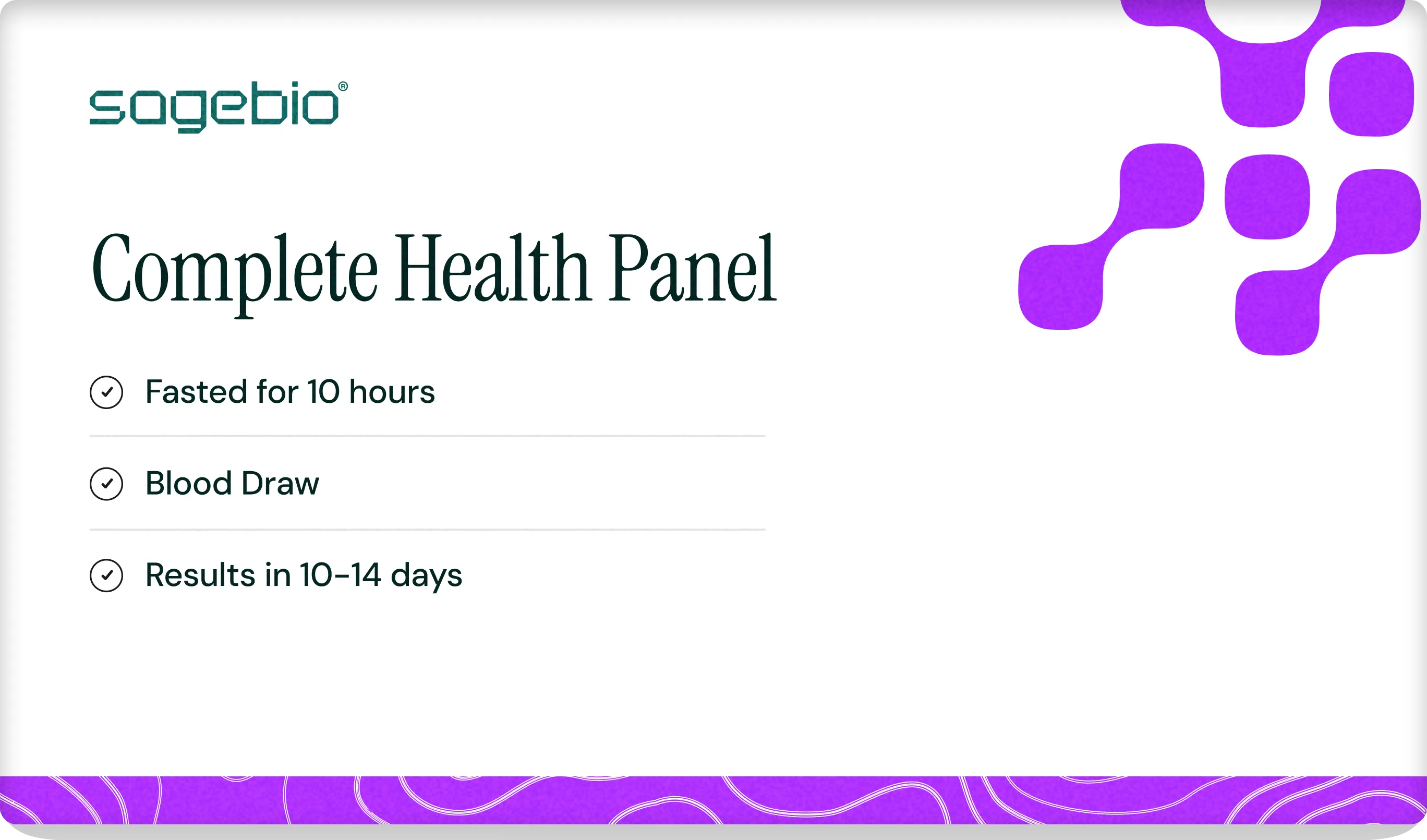 Complete Health Panel